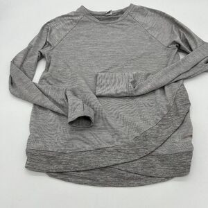 Woman’s Copper Fit Long Sleeve Shirt Top Size small gray